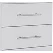 3253310336391-Option kit 2 tiroirs plats a la place du ds  - steely/steely manager - blanc perle--0