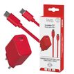 3701263527040-Jaym - Chargeur secteur pour smartphone + câble USB-C - rouge--0