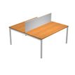 0404052254884-Bureau bench Trend - L160 - avec panneau de séparation - plateau imitation aulne--0