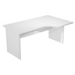 0404052256901-Bureau compact Trend - L160 cm - retour à droite - pieds panneaux - plateau gris - (pied de renfort obligatoire à rajou--0