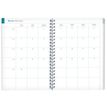 3660942087865-Agenda de bureau spiralé 16 mois Joy - 1 semaine sur 1 page - 15 x 21 cm - citron - Exacompta--3