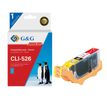 Cartouche compatible Canon CLI-526 - cyan - G&G