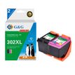 6941881289655-Cartouche compatible HP 302XL - Pack de 2 - noir, cyan, magenta, jaune - G&G--0