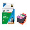 Cartouche compatible HP 62XL - cyan, magenta,jaune - G&G