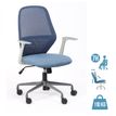 3701338802218-Fauteuil de bureau TIME - accoudoirs fixes gris clair - bleu-P_405113818_1-0