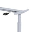 3760350281357-Bureau électrique UGO - L140x80cm - pieds gris - plateau imitation chêne Stone-P_405119043_5-4