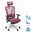 3701338802546-Fauteuil de bureau VASEAT - accoudoirs réglables - appui-tête intégré - rouge-P_405125422_1-0