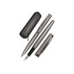 4014421346681-Online Eleganza Diamond - Parure de stylo à bille et stylo plume - titan (gris) - étui c-P_405130546_4-0