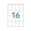 Apli Agipa - Etui A5 - 256 Étiquettes blanches multi-usages - 48,5 x 30 mm - coins arrondis - réf 114035