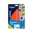 Apli Agipa - Etui A5 - 120 Étiquettes rouges multi-usages - 32 x 70 mm - réf 114351