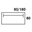 3253310304291-Bureau droit IDRA - L160 cm - Pied alu - plateau imitation noyer-P_405152449_5-4