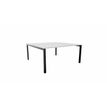 3617350003628-Bureau Bench ARIAL - L160 x P165 cm - plateau blanc - pieds noirs-P_405153447_1-0