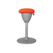 Tabouret CULBUTO - tissu - orange