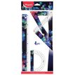 3154149818334-Maped Deepsea Paradise - Kit traçage 4 pièces : règle 30 cm, rapporteur et 2 équerres-P_405157943_1-0
