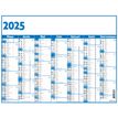 3664447165141-Calendrier Classic - 7 mois par face - 43 x 55 cm - bleu - Oberthur-P_405161976_2-1