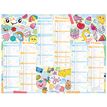 3664447165233-Calendrier Kawaii - 6 mois par face - 40,5 x 55 cm - Oberthur-P_405161985_1-0