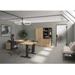 3483601225510-Rangement bas JAZZ+ - L80 x H71 x P48 - 3 portes - chêne du bocage-P_405165121_2-1