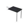 Retour direct pour Bureau Trend pieds métal arche - L140 - plateau imitation frêne noir