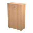 7331920002199-Bibliothèque mi-haute Trend - L80xP35xH120 cm - 2 portes en mélaminé avec serrure - imi-P_405165829_1-0