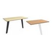 3253310357259-Retour direct pour bureau Steely - L80xP60 cm - plateau imitation érable - pieds carbone-P_405185134_1-0