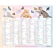 3664447193458-Mini calendrier illustré - 6 mois par face - 13,5 x 17,5 cm - différents modèles disponibles - Obert--0
