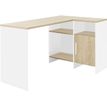 0404051884648-Bureau d'angle LIVERPOOL - blanc et imitation chêne clair-P_405188464_1-0