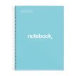 8422593485538-Notebook Emotions, couverture rigide, A4 lignes horizontales 7 mm 120 feuilles de 5 couleurs, Miquelriu--0