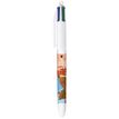 3086123758742-BIC Stylo à Bille 4 Couleurs Original à Pointe Moyenne Rétractable (1,00 mm) - Décors Thématique -P_405189043_2-1