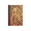 9781439781265-Paperblanks New York Deco - Journal - relié - midi - 120 x 180 mm - 72 pages / 144 pages - papier crème - ligné - the Chanin spiral - couverture jaune - carton-P_405189160_2-0