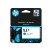 HP 937 - Cyan -  cartouche d'encre originale (4S6W2NE)