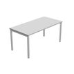 Bureau droit Trend - L140 - pieds arches - plateau gris