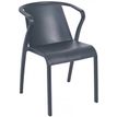 Fauteuil empilable FADO - Ezpeleta professionnel - Anthracite