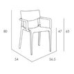 8414376746561-Fauteuil empilable TOWN - Ezpeleta professionnel - Anthracite-P_405227961_3-2