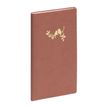 Agenda de poche Elise - 1 semaine sur 2 pages - 9 x 17,5 cm - terracotta - Exacompta