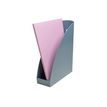 Exacompta - Porte-Revues Mag-Cube Autentik - bleu gris