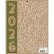 3592930026641-Calendrier bancaire année civile BOUCHUT "NATURA ANNUEL VERTICAL" 21*26,5 cm beige--1