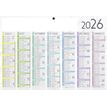 3592930026900-Calendrier bancaire souple année civile BOUCHUT "Marque Page" 20 x 29 cm Pefc 70 %--1