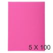 3288584201205-Exacompta Forever - 5 Paquets de 100 Chemises - 170 gr - fuchsia--0