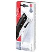 3154144402101-Maped - Pince agrafeuse Essentials E4402 noir - capacité de 25 feuilles - agrafes 24/6 ou 26/6--0