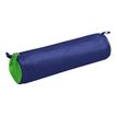 Clairefontaine - Trousse ronde - cuir - bicolore bleu/vert