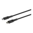 3701263508773-JAYM - Câble USB -C - 1.5 m - noir-Angle droit-0