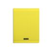 3210330183640-Calligraphe 8000 - Cahier polypro A4 (21x29,7cm) - 192 pages - grands carreaux (Seyes) - jaune-Avant-0