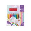 4005402015436-Faber-Castell - 24 crayons de couleur - Edition Colour GRIP-Avant-0