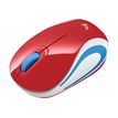 Logitech M187 - Mini souris sans fil - rouge