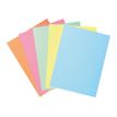 Exacompta Super 210 - 50 Chemises 2 rabats - 210 gr - couleurs pastels assorties