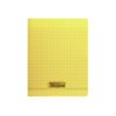 3210330183442-Calligraphe 8000 - Cahier polypro 17 x 22 cm - 192 pages - grands carreaux (seyès) - jaune-Avant-0