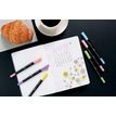 3086123681323-BIC Intensity Dual Tip - 6 Feutres de coloriage double pointe pinceau - couleurs pastels assorties--1
