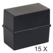 9002493042049-Exacompta - 15 Boîtes à fiches - A5 - pour 200 cartes - noir--0