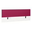 Écran de séparation pour bureau SUNDAY - L140 x H60 - tissu framboise