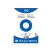 3130631105083-Exacompta - 10 Packs de 100 Fiches Bristol - A5 - unies - non perforées - blanc-Avant-1